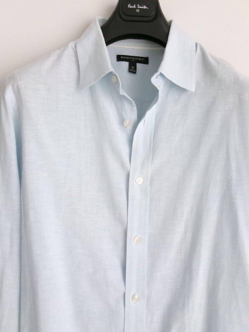BANANA REPUBLIC MEN'S LINEN SHIRT Sz-M - Picture 7 of 7